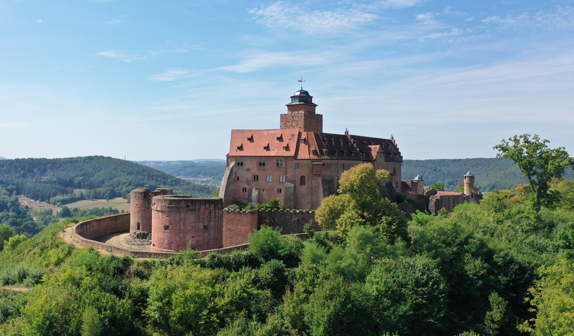Luftbild Burg Breuberg